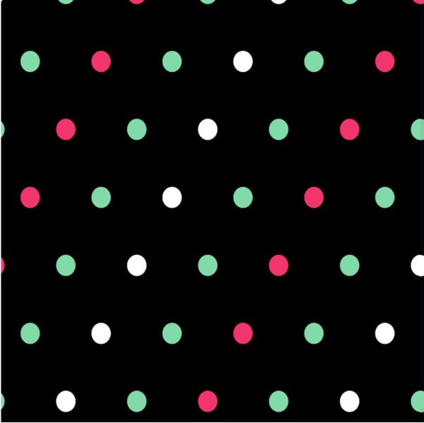 MIRÓ CRESPÓN LICRA LUNAR NEGRO